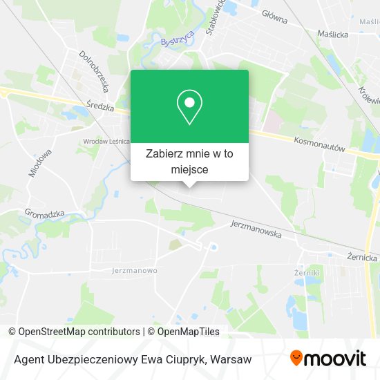 Mapa Agent Ubezpieczeniowy Ewa Ciupryk