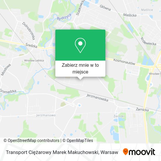 Mapa Transport Ciężarowy Marek Makuchowski