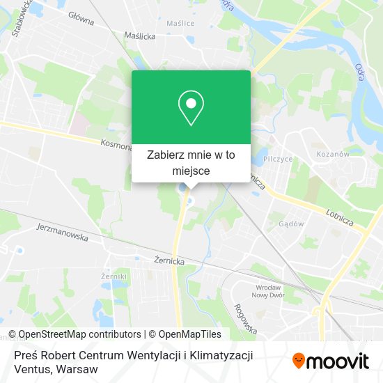 Mapa Preś Robert Centrum Wentylacji i Klimatyzacji Ventus