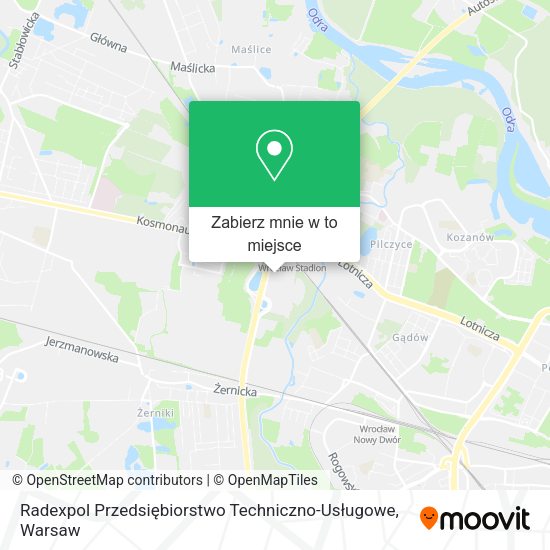 Mapa Radexpol Przedsiębiorstwo Techniczno-Usługowe