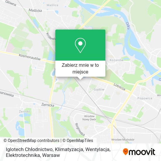 Mapa Iglotech Chłodnictwo, Klimatyzacja, Wentylacja, Elektrotechnika