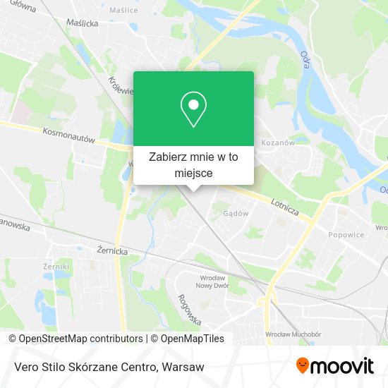 Mapa Vero Stilo Skórzane Centro