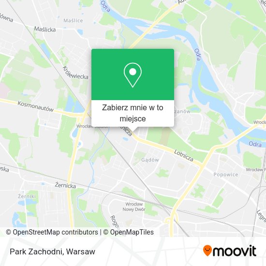 Mapa Park Zachodni