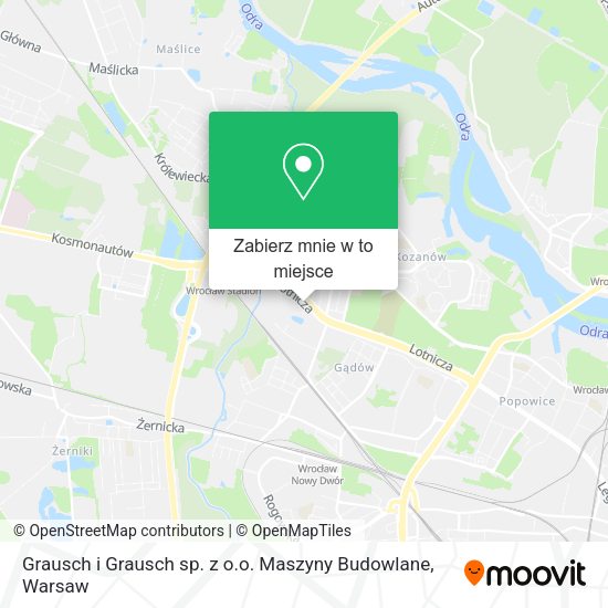 Mapa Grausch i Grausch sp. z o.o. Maszyny Budowlane