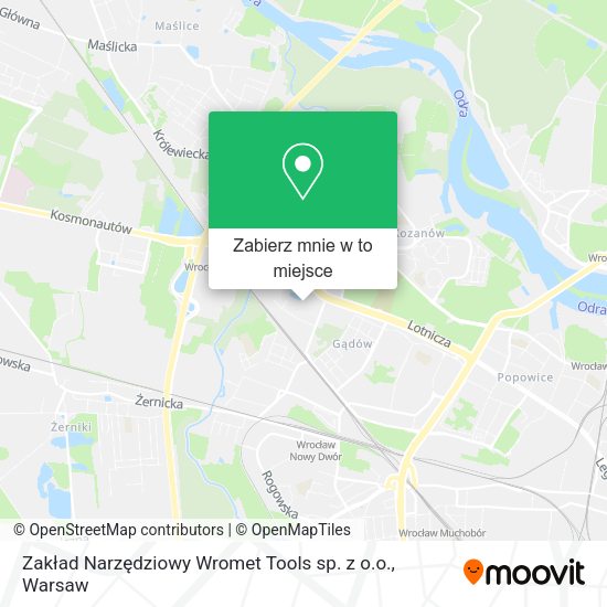 Mapa Zakład Narzędziowy Wromet Tools sp. z o.o.