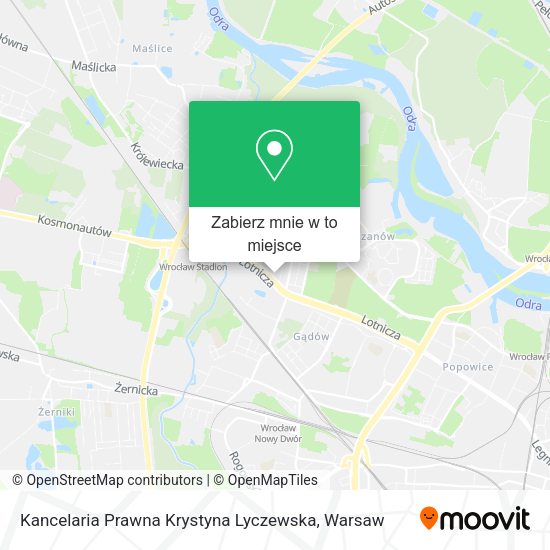 Mapa Kancelaria Prawna Krystyna Lyczewska