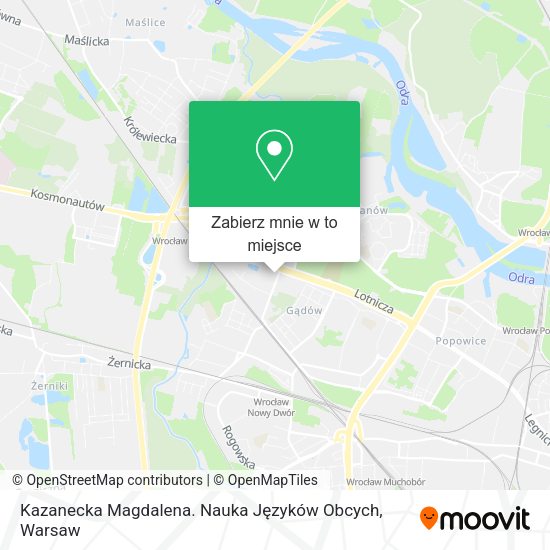 Mapa Kazanecka Magdalena. Nauka Języków Obcych