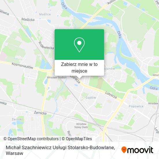 Mapa Michał Szachniewicz Usługi Stolarsko-Budowlane