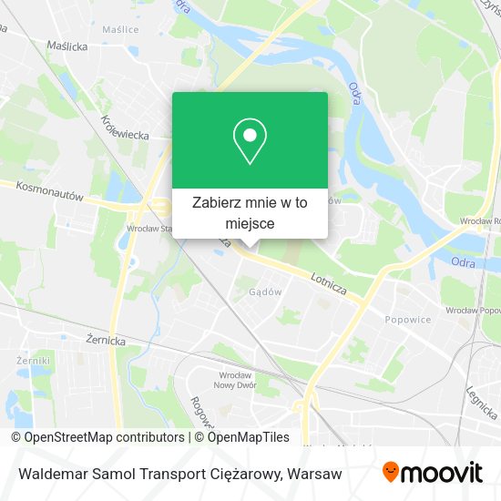 Mapa Waldemar Samol Transport Ciężarowy