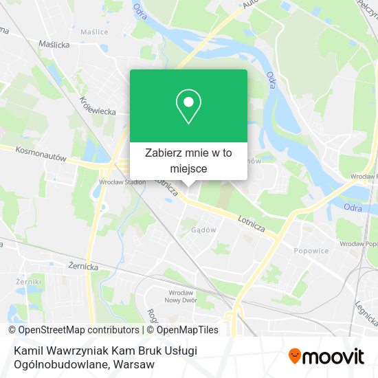 Mapa Kamil Wawrzyniak Kam Bruk Usługi Ogólnobudowlane