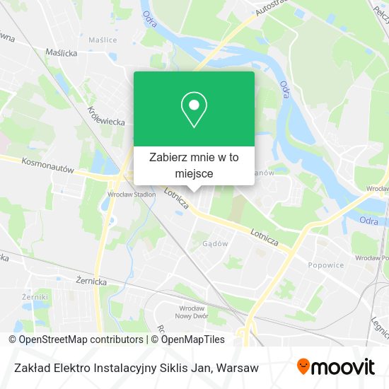 Mapa Zakład Elektro Instalacyjny Siklis Jan