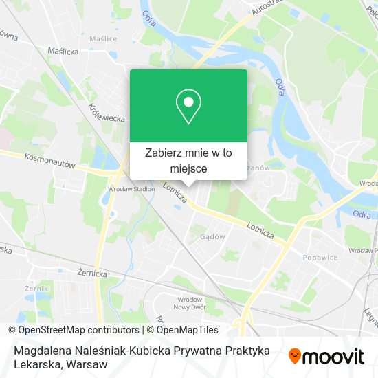 Mapa Magdalena Naleśniak-Kubicka Prywatna Praktyka Lekarska