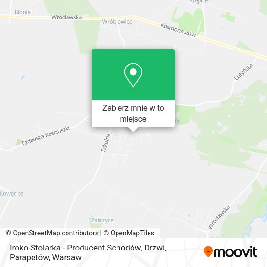 Mapa Iroko-Stolarka - Producent Schodów, Drzwi, Parapetów