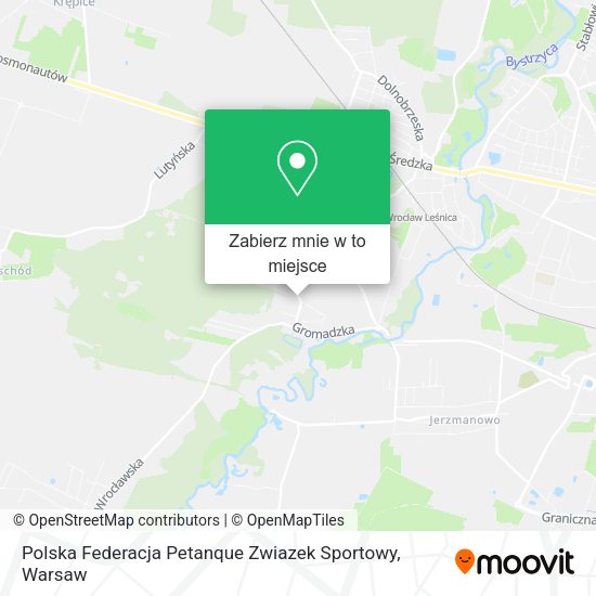 Mapa Polska Federacja Petanque Zwiazek Sportowy