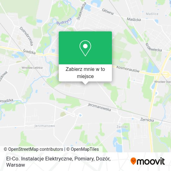 Mapa El-Co. Instalacje Elektryczne, Pomiary, Dozór