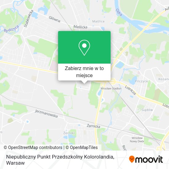 Mapa Niepubliczny Punkt Przedszkolny Kolorolandia