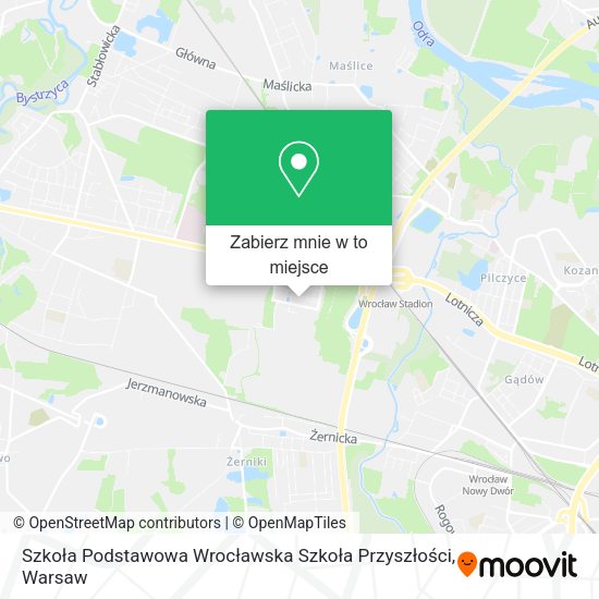 Mapa Szkoła Podstawowa Wrocławska Szkoła Przyszłości