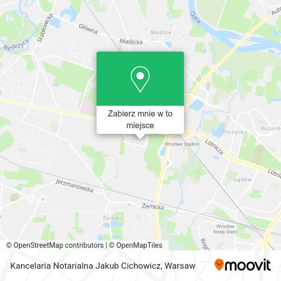 Mapa Kancelaria Notarialna Jakub Cichowicz