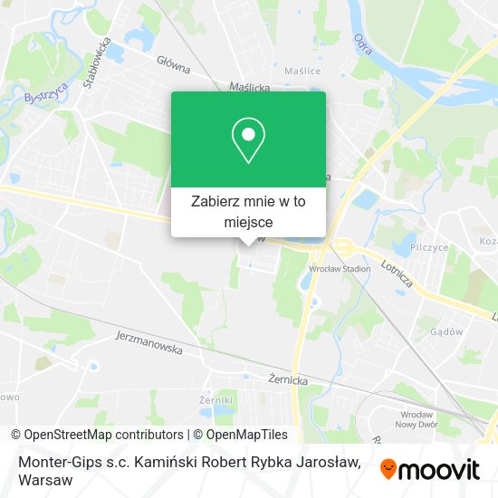 Mapa Monter-Gips s.c. Kamiński Robert Rybka Jarosław