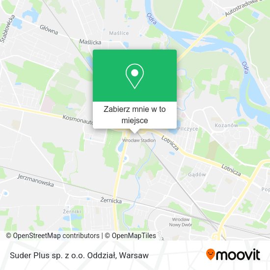 Mapa Suder Plus sp. z o.o. Oddział