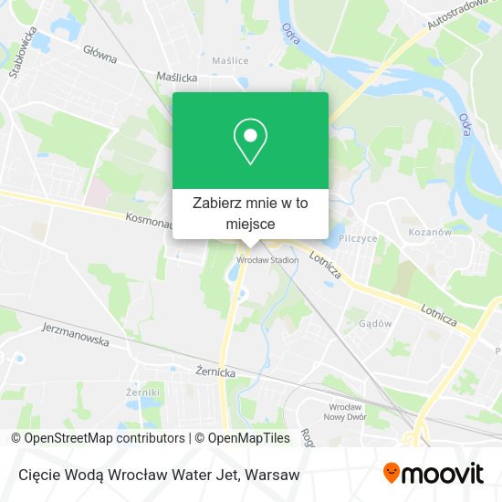 Mapa Cięcie Wodą Wrocław Water Jet