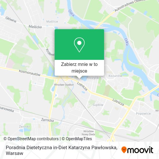 Mapa Poradnia Dietetyczna in-Diet Katarzyna Pawłowska