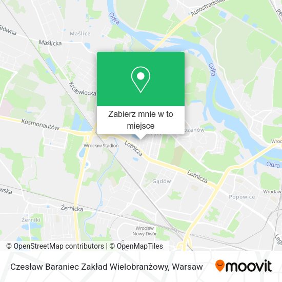 Mapa Czesław Baraniec Zakład Wielobranżowy