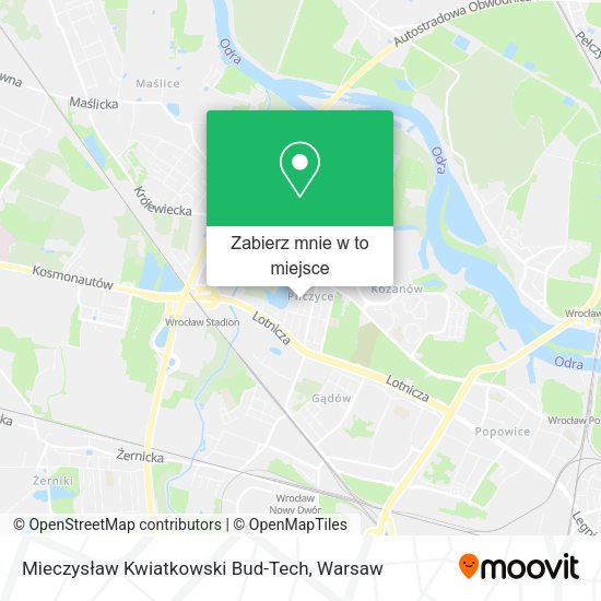 Mapa Mieczysław Kwiatkowski Bud-Tech