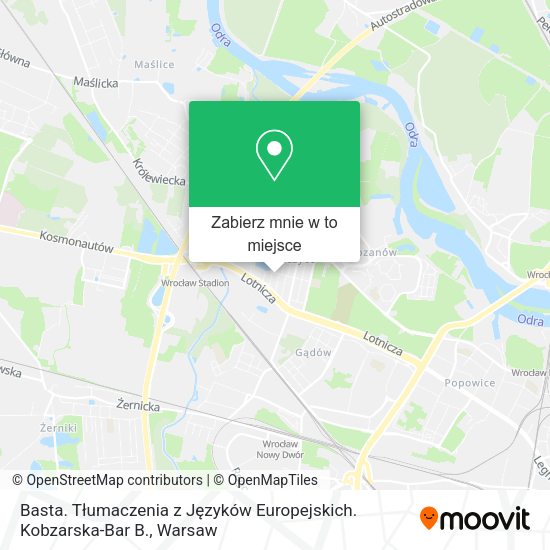 Mapa Basta. Tłumaczenia z Języków Europejskich. Kobzarska-Bar B.