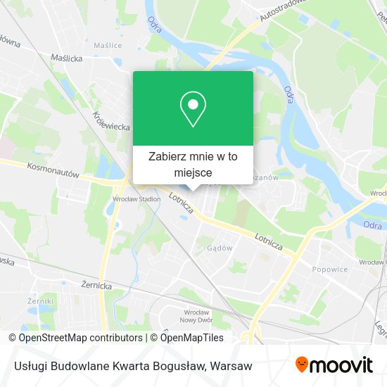 Mapa Usługi Budowlane Kwarta Bogusław