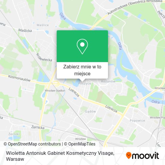 Mapa Wioletta Antoniuk Gabinet Kosmetyczny Visage