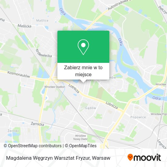 Mapa Magdalena Węgrzyn Warsztat Fryzur