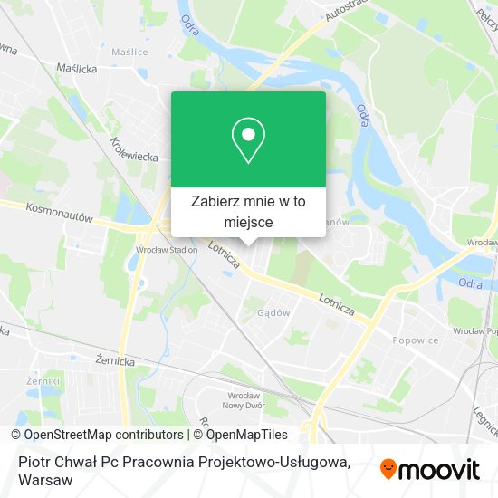 Mapa Piotr Chwał Pc Pracownia Projektowo-Usługowa