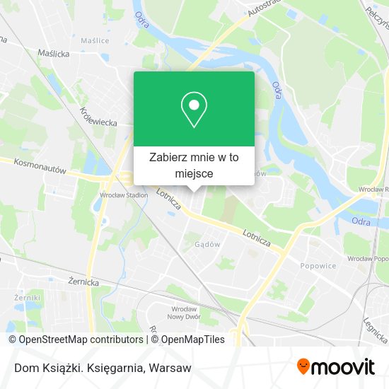 Mapa Dom Książki. Księgarnia