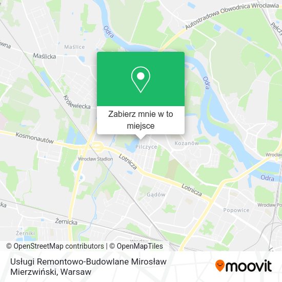 Mapa Usługi Remontowo-Budowlane Mirosław Mierzwiński