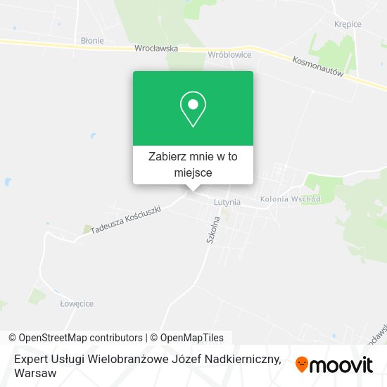 Mapa Expert Usługi Wielobranżowe Józef Nadkierniczny