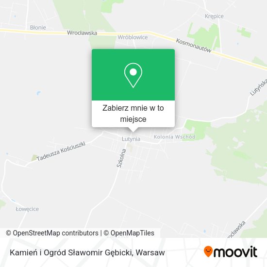 Mapa Kamień i Ogród Sławomir Gębicki