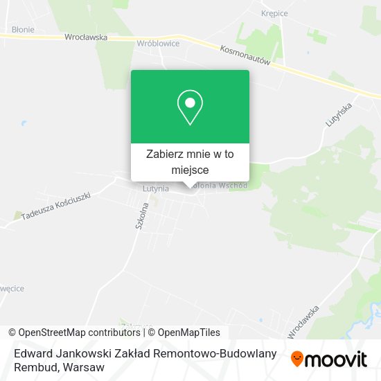 Mapa Edward Jankowski Zakład Remontowo-Budowlany Rembud