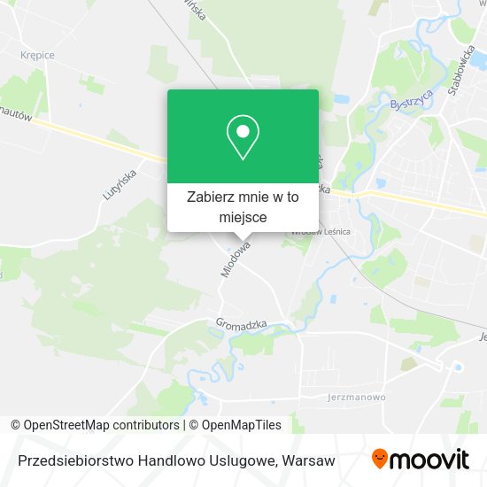 Mapa Przedsiebiorstwo Handlowo Uslugowe