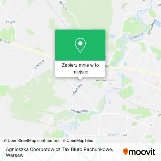 Mapa Agnieszka Chorbotowicz Tax Biuro Rachunkowe