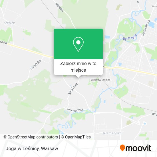 Mapa Joga w Leśnicy