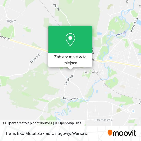 Mapa Trans Eko Metal Zaklad Uslugowy