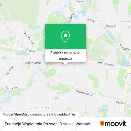 Mapa Fundacja Wspierania Rozwoju Dziecka