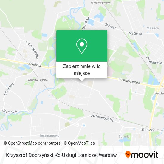 Mapa Krzysztof Dobrzyński Kd-Usługi Lotnicze