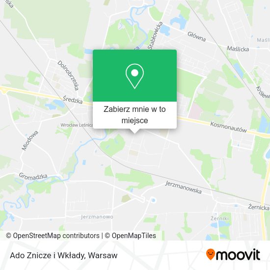 Mapa Ado Znicze i Wkłady