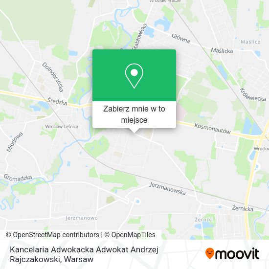 Mapa Kancelaria Adwokacka Adwokat Andrzej Rajczakowski