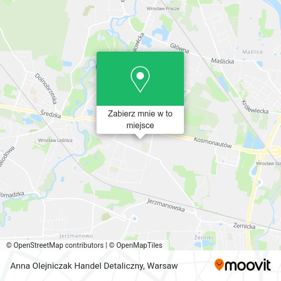 Mapa Anna Olejniczak Handel Detaliczny