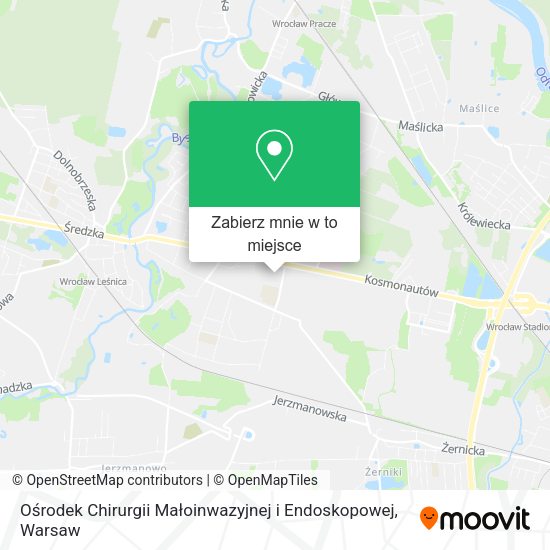 Mapa Ośrodek Chirurgii Małoinwazyjnej i Endoskopowej