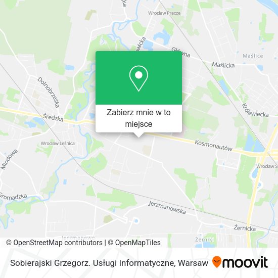 Mapa Sobierajski Grzegorz. Usługi Informatyczne