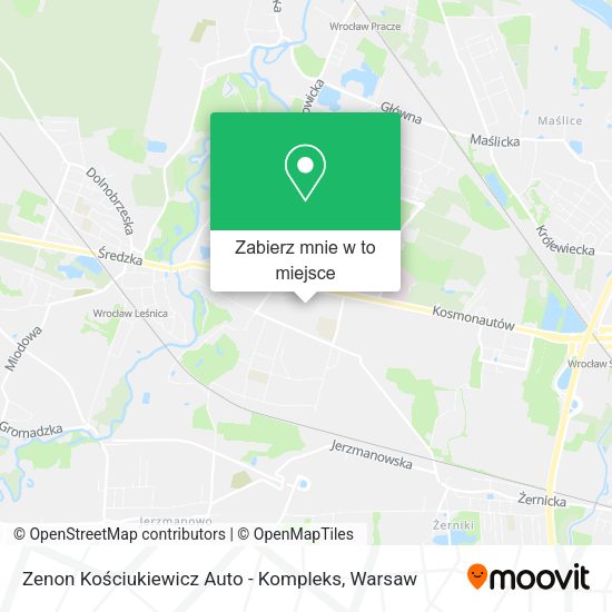 Mapa Zenon Kościukiewicz Auto - Kompleks